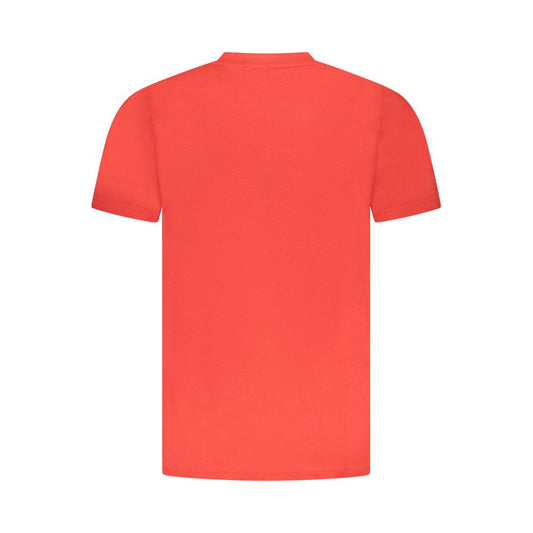 Cavalli Class Red Cotton Men T-Shirt - ClickThatClicks 