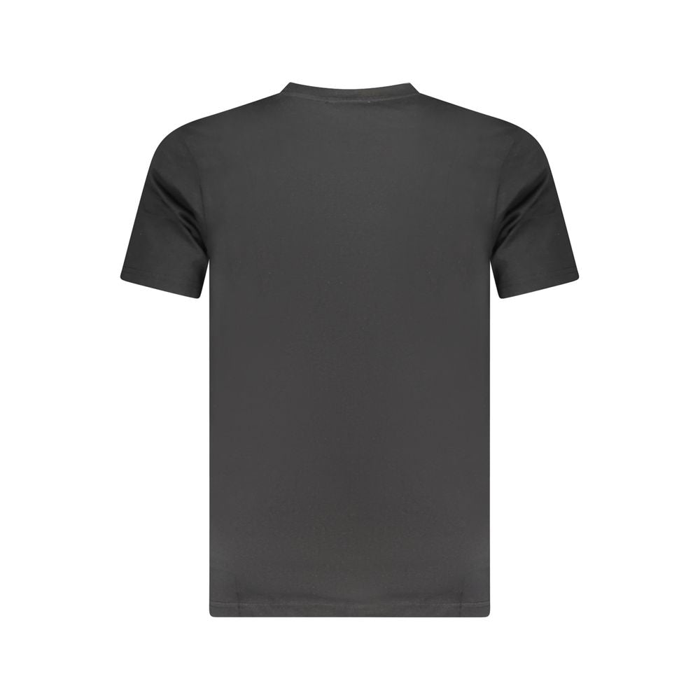 Cavalli Class Black Cotton Men T-Shirt - ClickThatClicks 