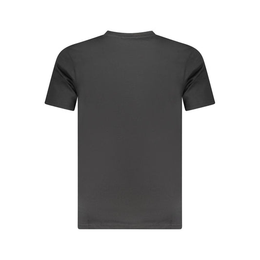 Cavalli Class Black Cotton Men T-Shirt - ClickThatClicks 