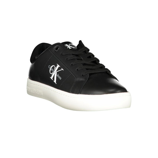 Calvin Klein Black Polyurethane Men's Sneaker - ClickThatClicks 