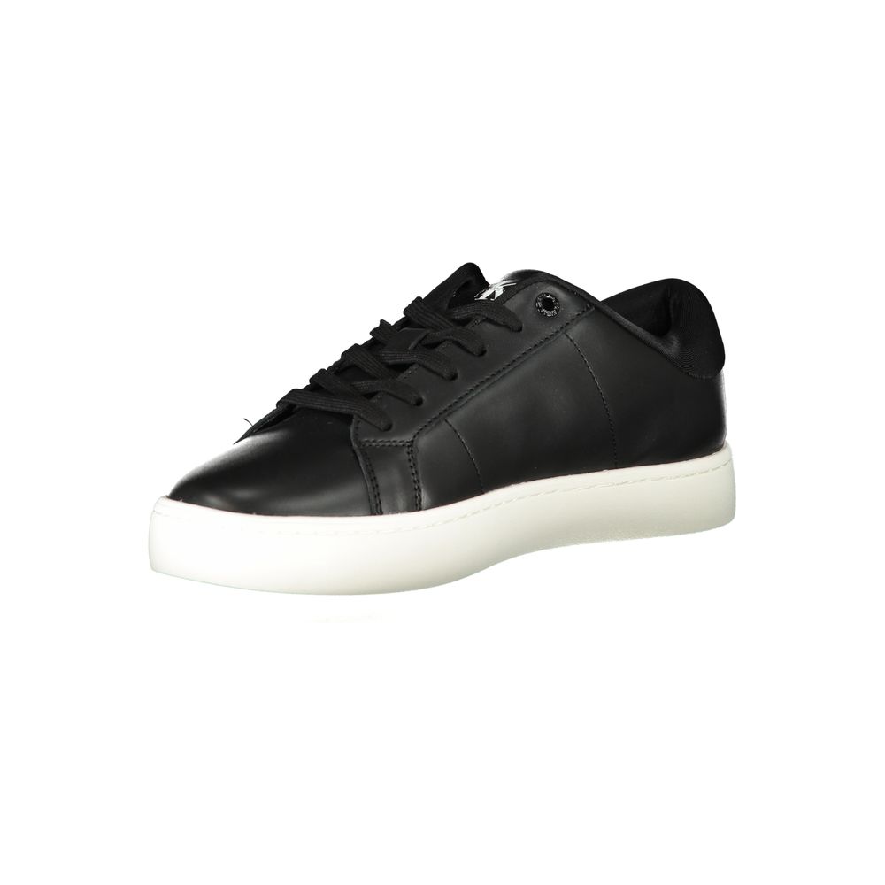 Calvin Klein Black Polyurethane Men's Sneaker - ClickThatClicks 