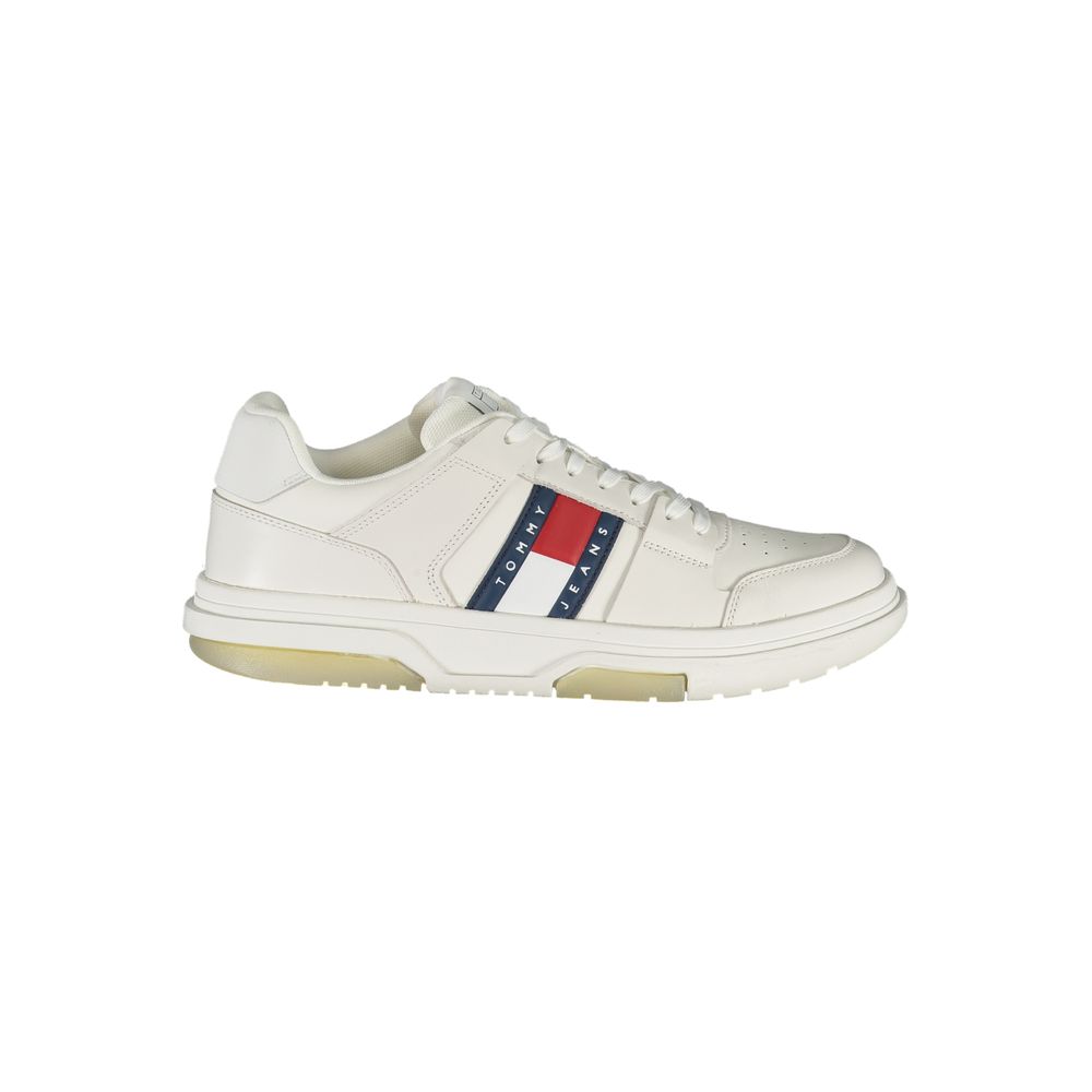 Tommy Hilfiger Bianco Poliuretano Men Sneaker - ClickThatClicks 