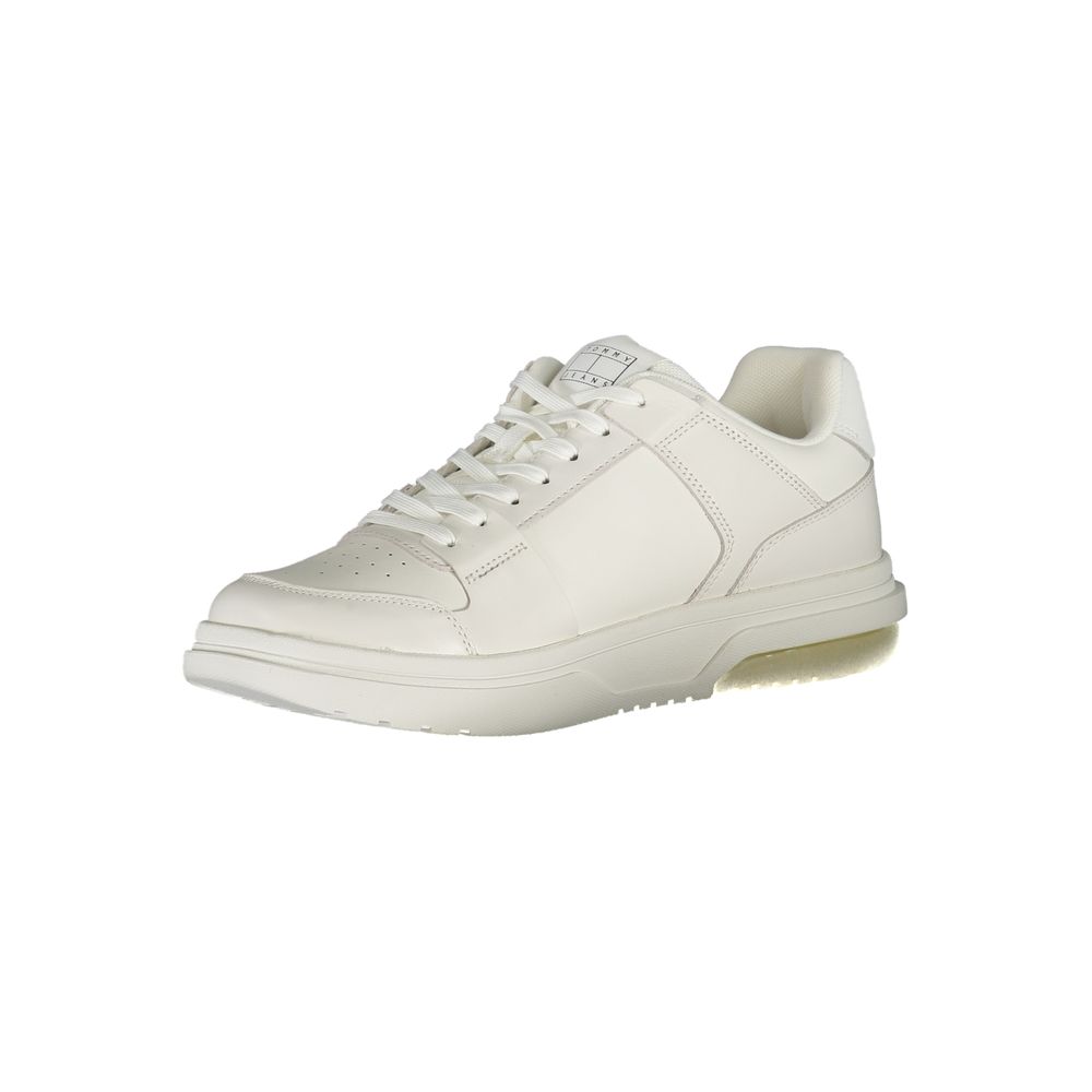Tommy Hilfiger Bianco Poliuretano Men Sneaker - ClickThatClicks 