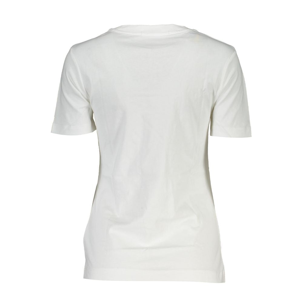 Calvin Klein White Cotton Women TShirt