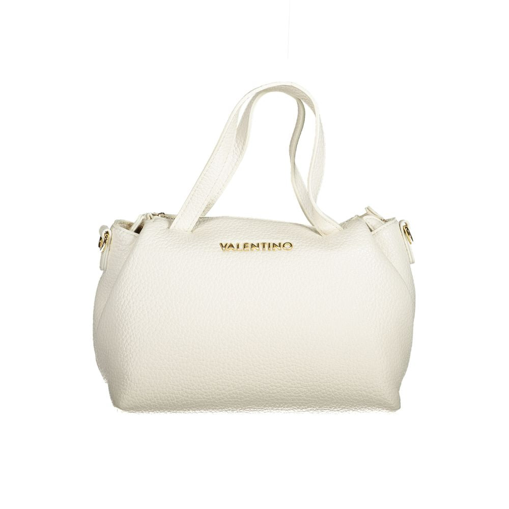 Mario Valentino Bianco Polyurethane Woman Handbag - ClickThatClicks 
