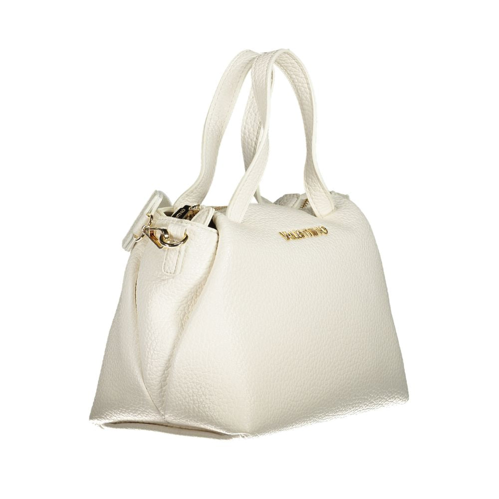 Mario Valentino Bianco Polyurethane Woman Handbag - ClickThatClicks 