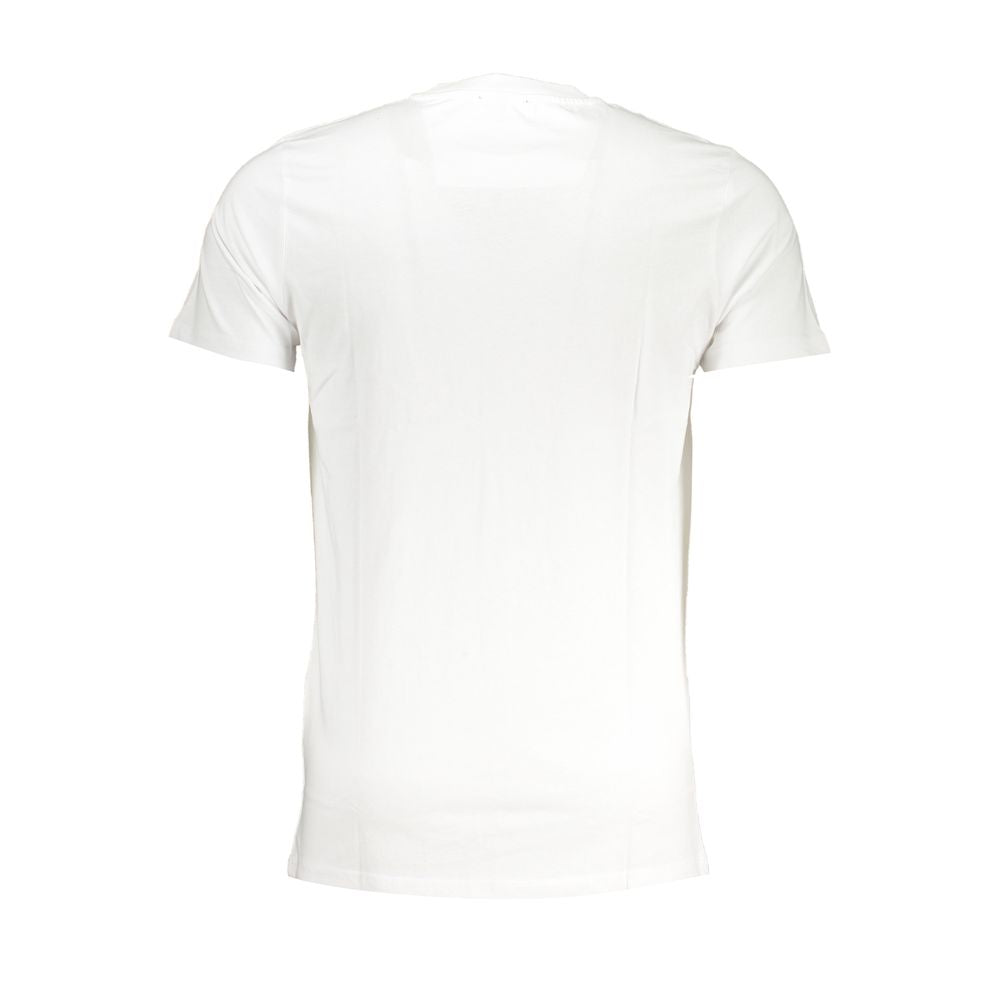 Cavalli Class Bianco Cotton Men T-Shirt - ClickThatClicks 