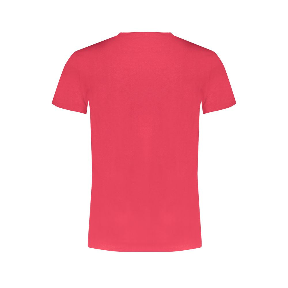 Trussardi Rosso Cotton Men T-Shirt - ClickThatClicks 