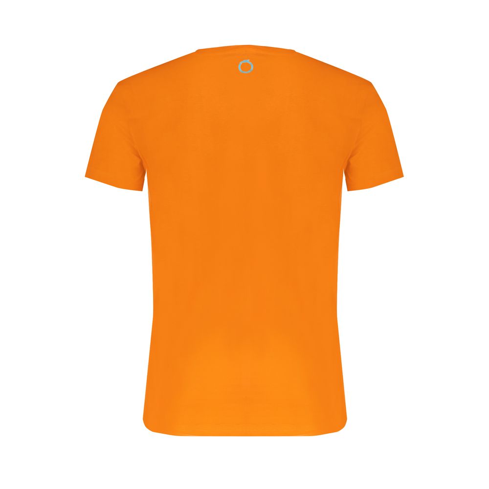 Trussardi Arancione Cotton Men T-Shirt - ClickThatClicks 