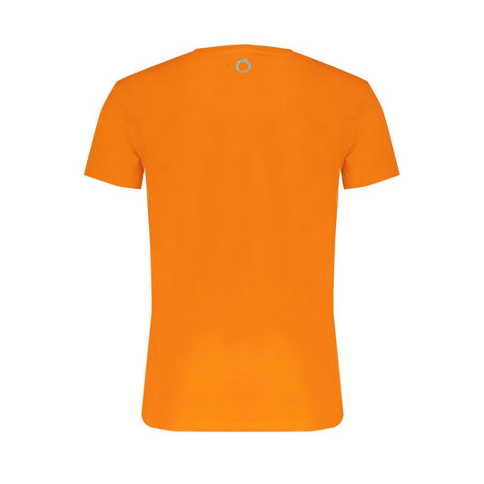 Trussardi Arancione Cotton Men T-Shirt - ClickThatClicks 