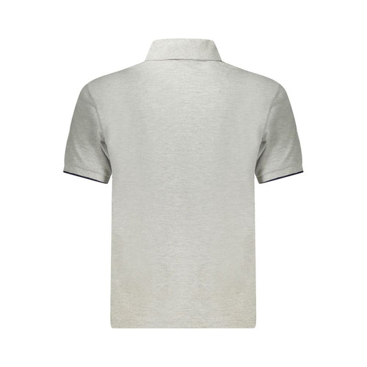 North Sails Grigio Cotton Men Polo - ClickThatClicks 