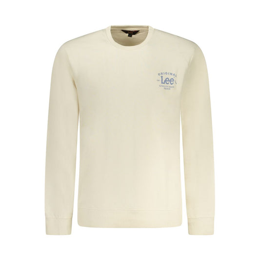 Lee Beige Cotton Men Sweatshirt - ClickThatClicks 