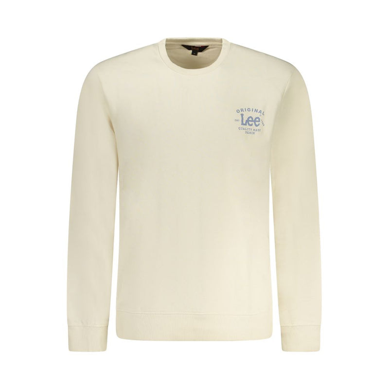 Lee Beige Cotton Sweatshirt