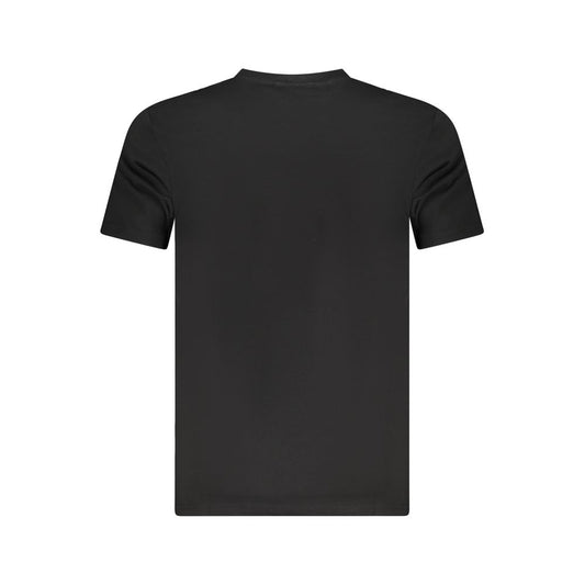 Cavalli Class Black Cotton Men T-Shirt - ClickThatClicks 