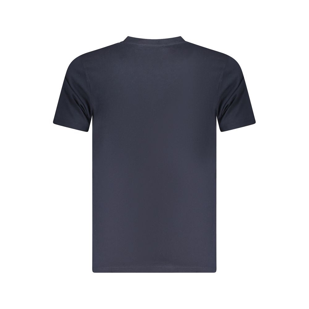 Cavalli Class Blu Cotton Men T-Shirt - ClickThatClicks 