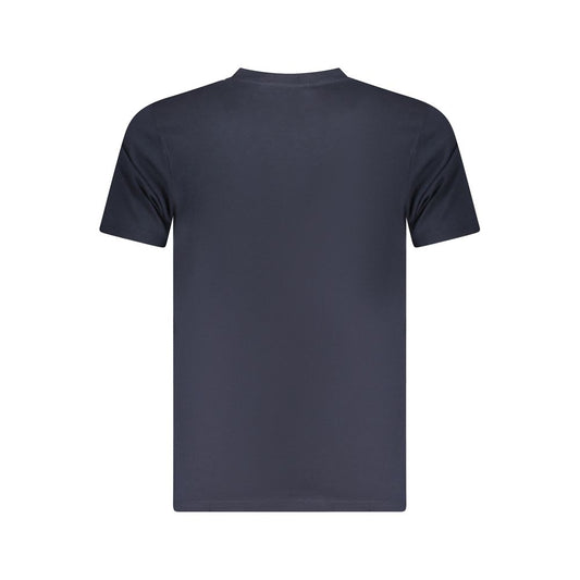 Cavalli Class Blu Cotton Men T-Shirt - ClickThatClicks 