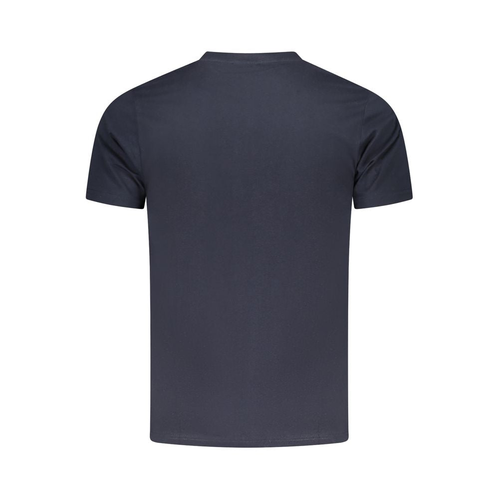 Cavalli Class Blu Cotton Men T-Shirt - ClickThatClicks 