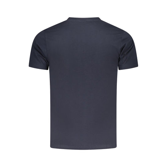 Cavalli Class Blu Cotton Men T-Shirt - ClickThatClicks 