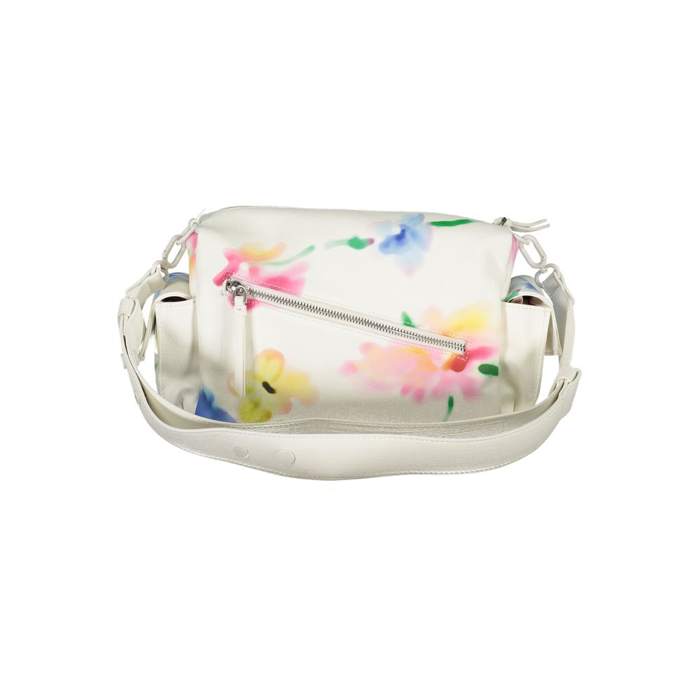 Desigual Bianco Poliuretano Woman Shoulder Bag - ClickThatClicks 