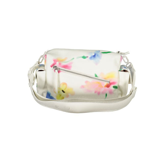 Desigual Bianco Poliuretano Woman Shoulder Bag - ClickThatClicks 