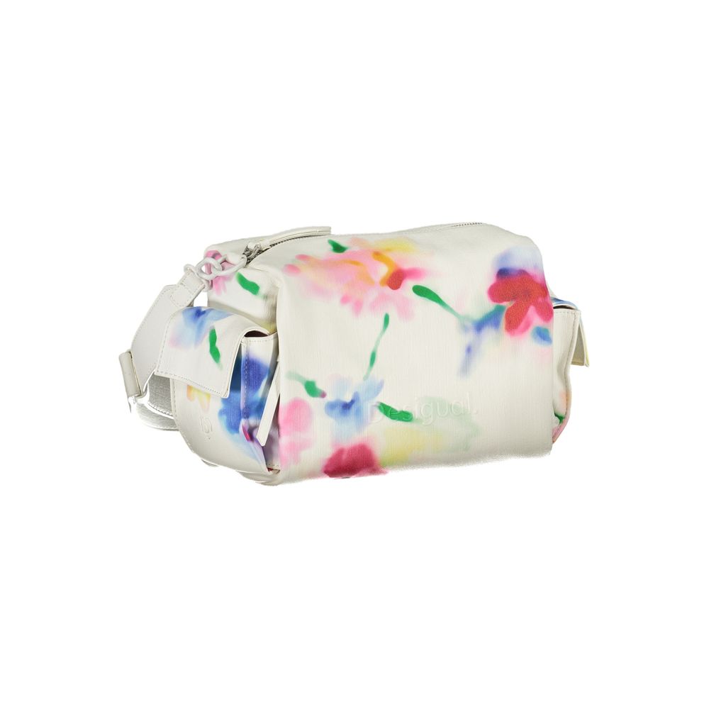 Desigual Bianco Poliuretano Woman Shoulder Bag - ClickThatClicks 