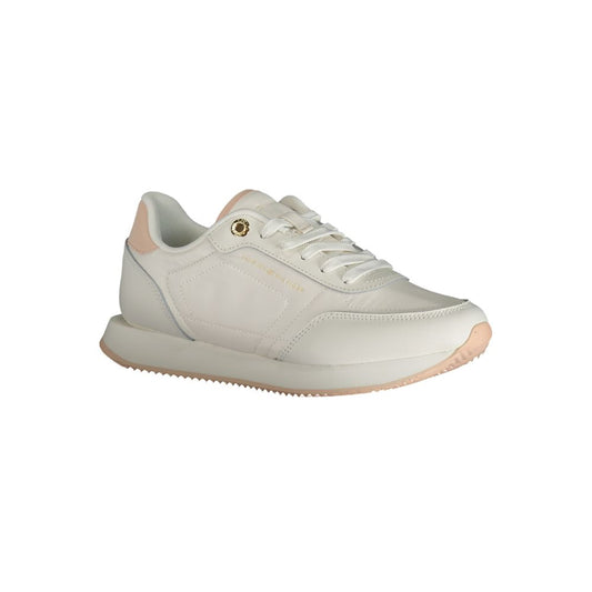 Tommy Hilfiger Bianco Leather Women Sneaker - ClickThatClicks 