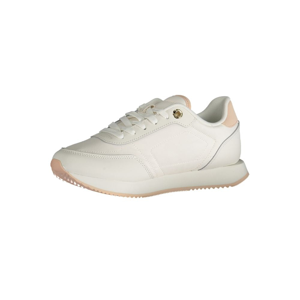 Tommy Hilfiger Bianco Leather Women Sneaker - ClickThatClicks 