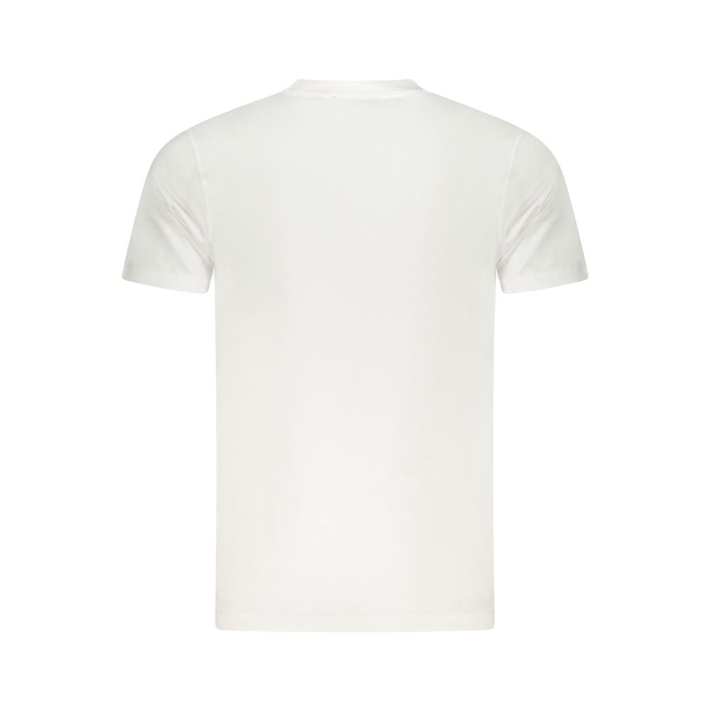 Cavalli Class Bianco Cotton Men T-Shirt - ClickThatClicks 