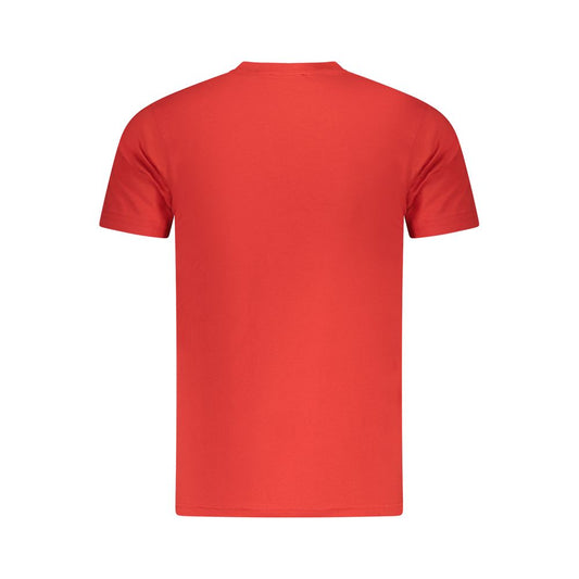 Cavalli Class Rosso Cotton Men T-Shirt - ClickThatClicks 