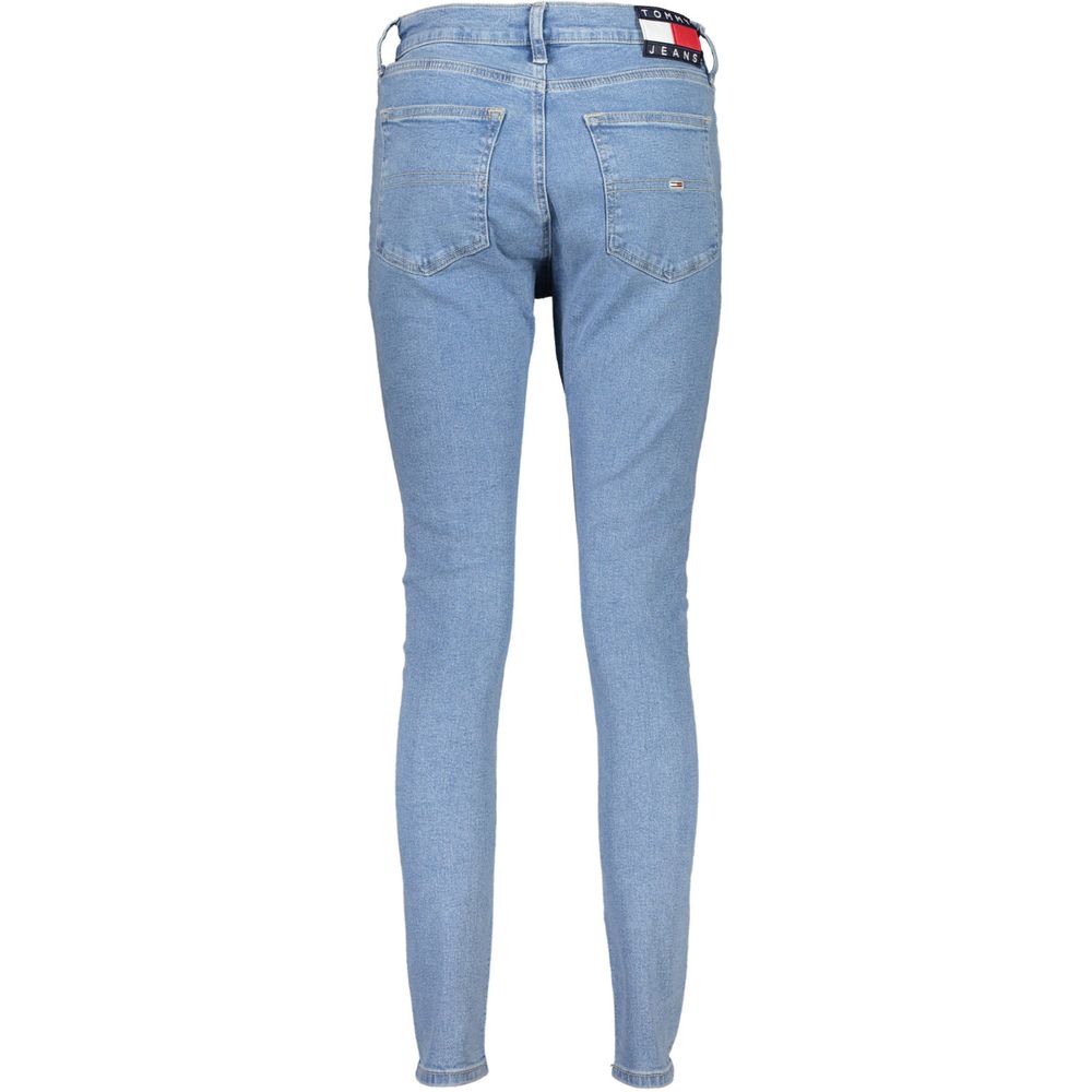 Tommy Hilfiger Azzurro Cotton Women Jeans - ClickThatClicks 