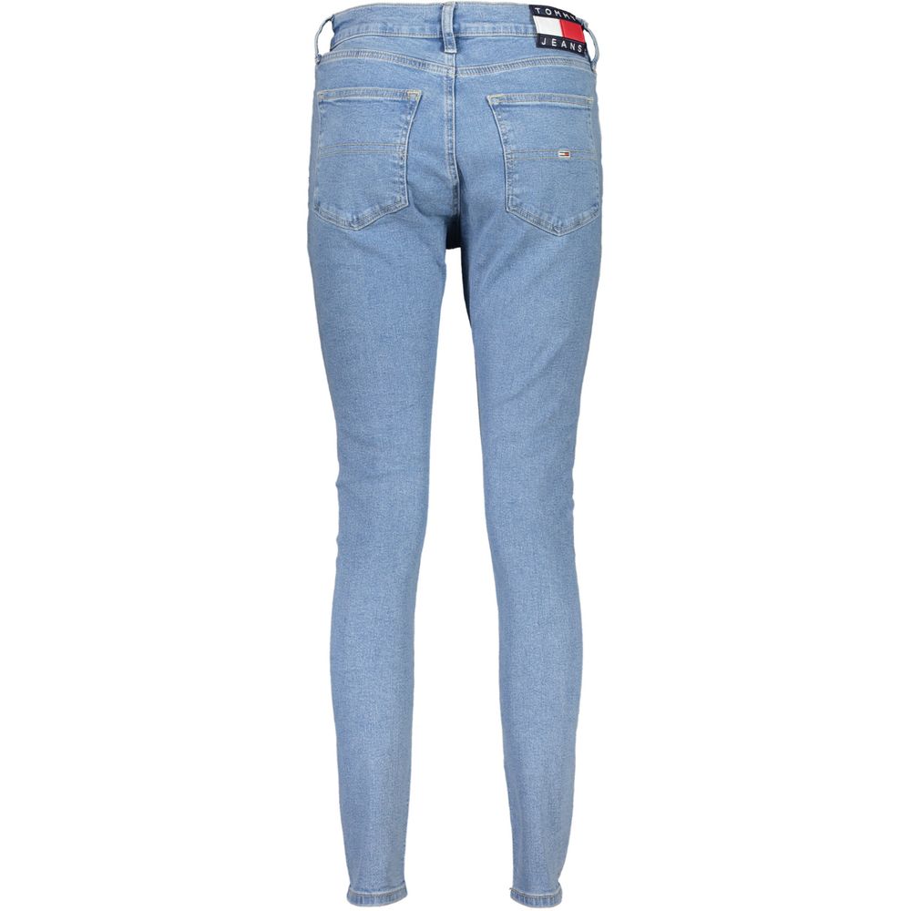 Tommy Hilfiger Azzurro Cotton Women Jeans - ClickThatClicks 