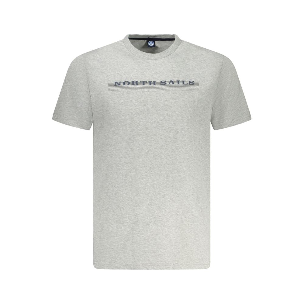 North Sails Brown Cotton Men T-Shirt - ClickThatClicks 