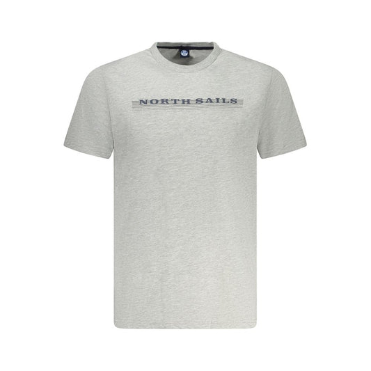 North Sails Brown Cotton Men T-Shirt - ClickThatClicks 