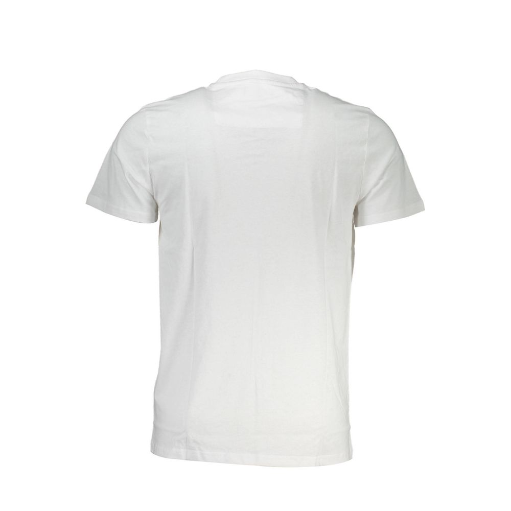 Cavalli Class Bianco Cotton Men T-Shirt - ClickThatClicks 