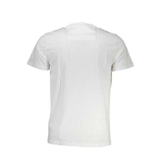 Cavalli Class Bianco Cotton Men T-Shirt - ClickThatClicks 