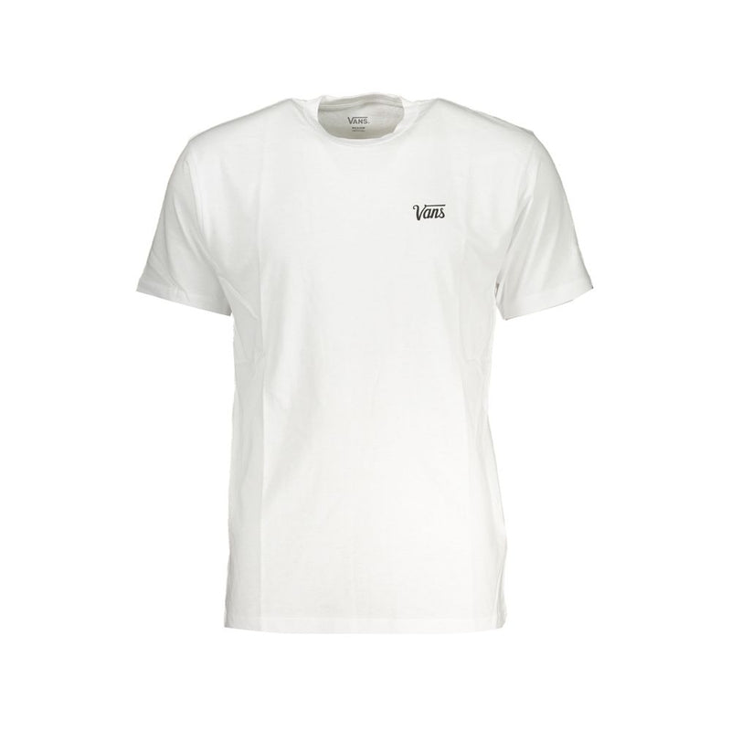 Vans White Cotton Men T-Shirt