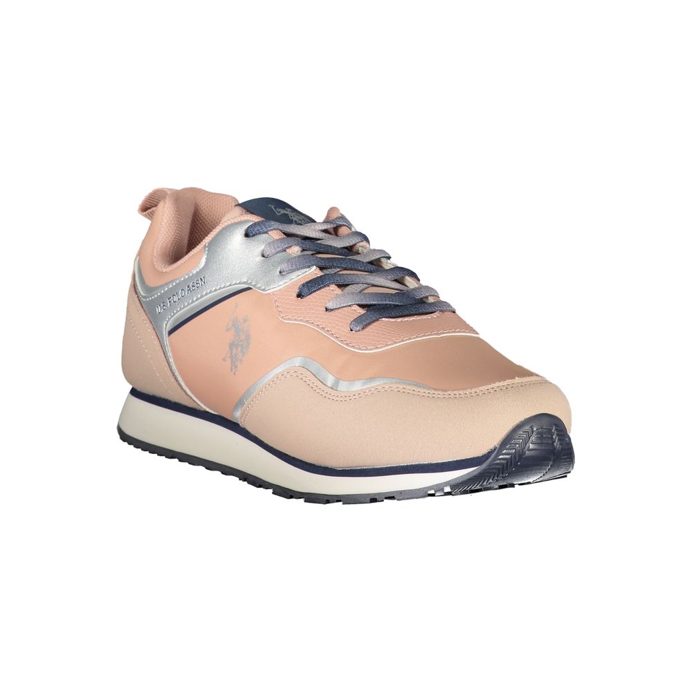 U.S. POLO ASSN. Rosa Poliuretano Donna Sneaker - ClickThatClicks 