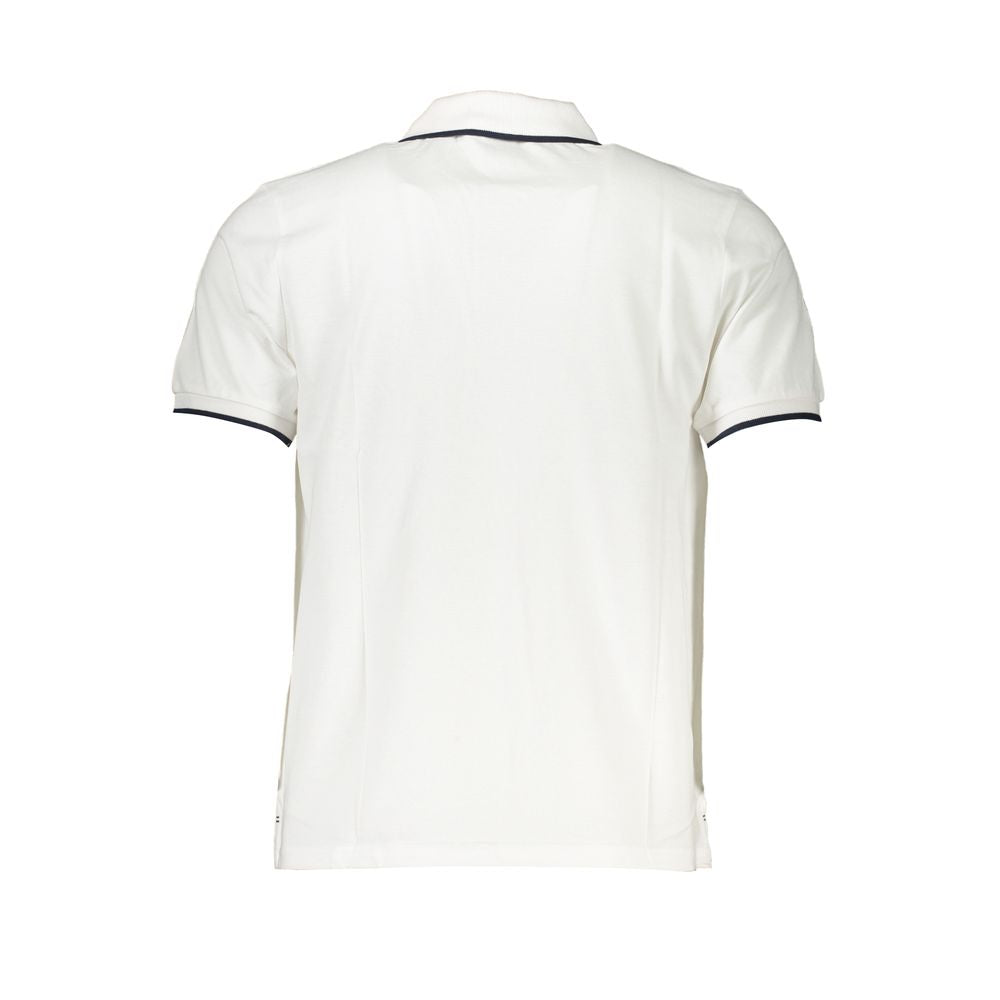 North Sails White Cotton Men's Polo Shirt - ClickThatClicks 