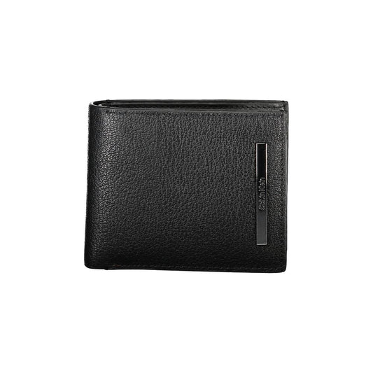 Calvin Klein Black Leather Men Wallet - ClickThatClicks 