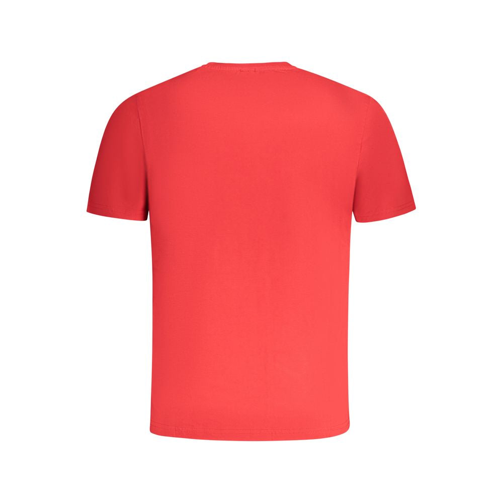 North Sails Red Cotton Men T-Shirt - ClickThatClicks 