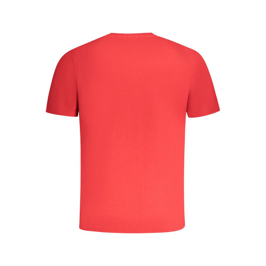 North Sails Red Cotton Men T-Shirt - ClickThatClicks 