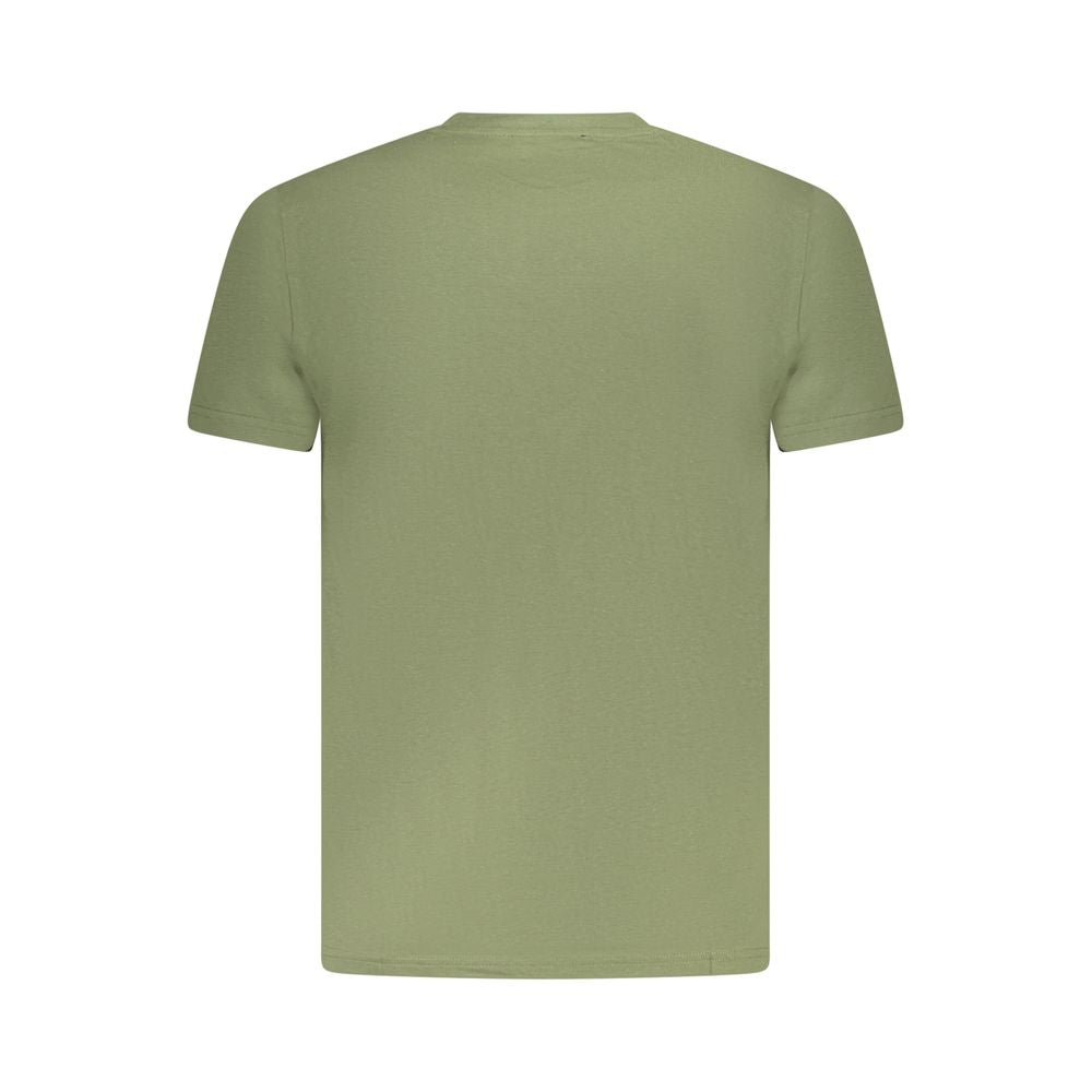 Cavalli Class Verde Cotton Men T-Shirt - ClickThatClicks 
