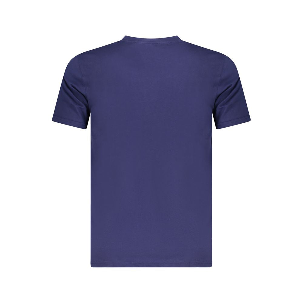 Cavalli Class Blu Cotton Men T-Shirt - ClickThatClicks 