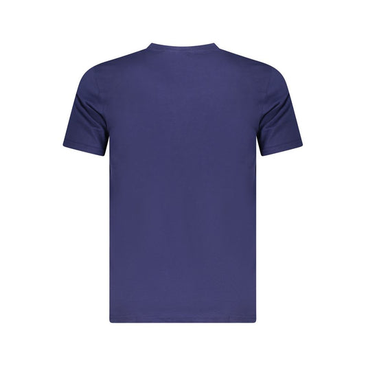 Cavalli Class Blu Cotton Men T-Shirt - ClickThatClicks 