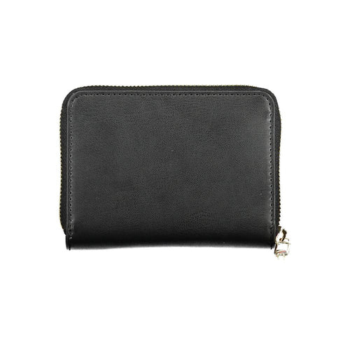 Tommy Hilfiger Black Polyurethane Women Wallet - ClickThatClicks 