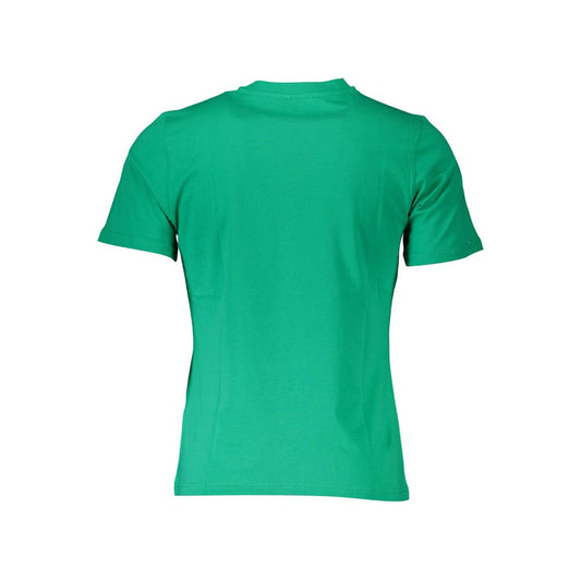 North Sails Green Cotton Men T-Shirt - ClickThatClicks 