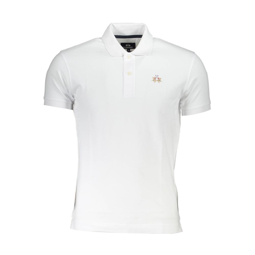 La Martina Sophisticated Slim Fit Polo with Contrast Details - ClickThatClicks 