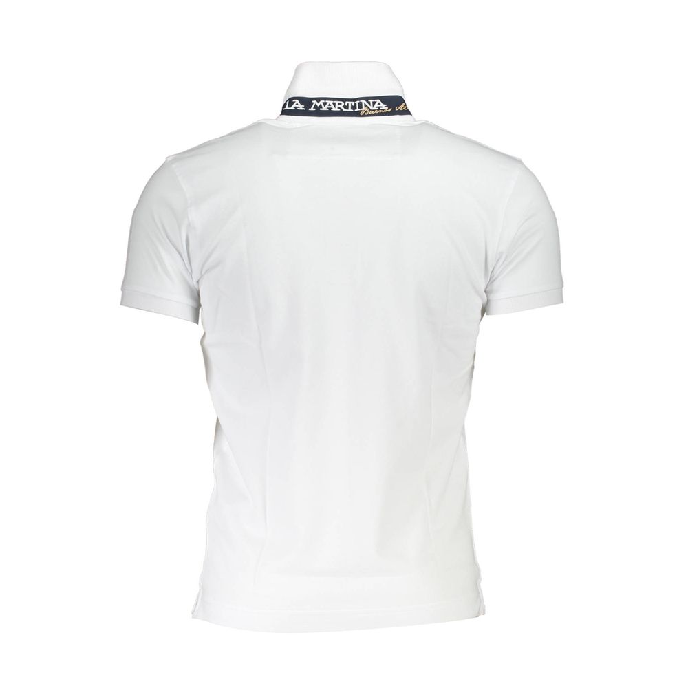 La Martina Sophisticated Slim Fit Polo with Contrast Details - ClickThatClicks 