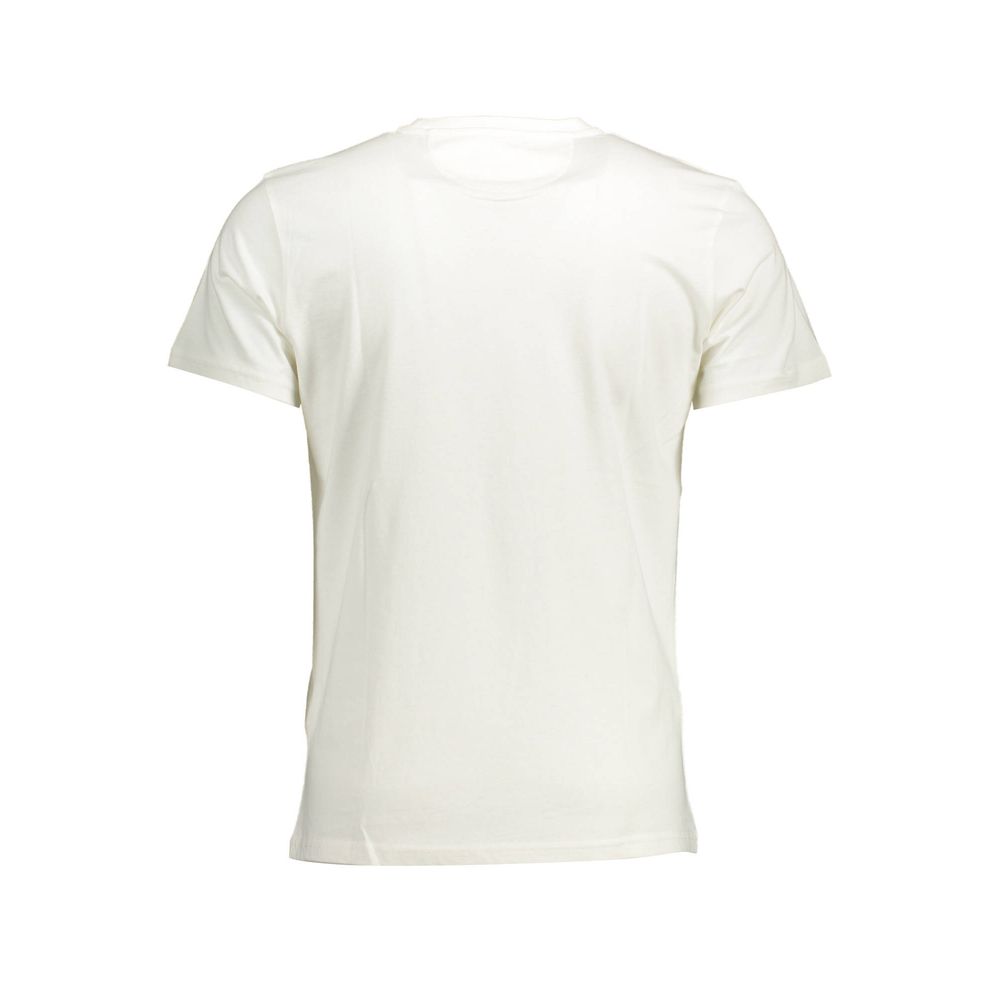 La Martina Bianco Cotton Men T-Shirt - ClickThatClicks 
