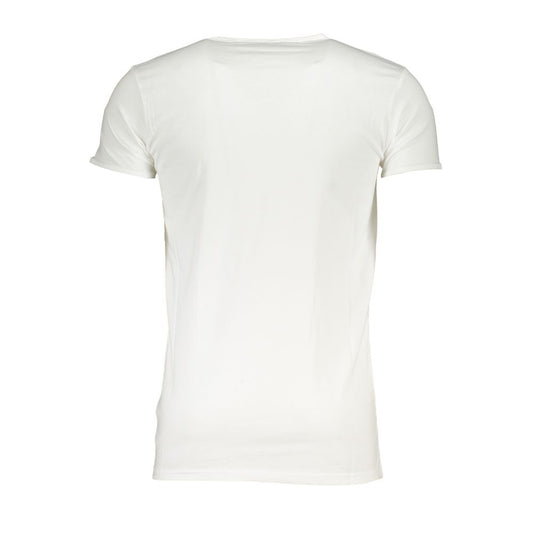 Cavalli Class White Cotton Men's T-Shirt - ClickThatClicks 